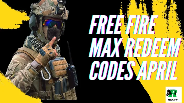 Free Fire Max Redeem Codes April